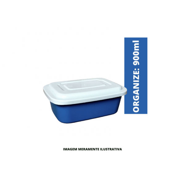 POTE - MAGICPLASTIC - 900ml ORGANIZE RETANGULAR - CX80